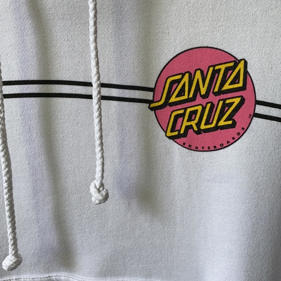 Santa Cruz White Hoodie - Picture 2 of 4